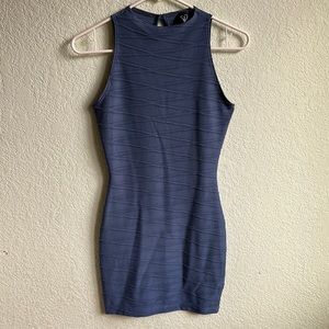 Windsor Blue Midi Bodycon Dress
